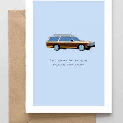 Spaghetti & Meatballs Dad Uber Greeting Card GIFT