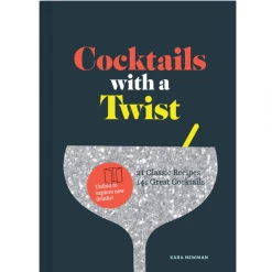 Chronicle Books Cocktails With A Twist Book GIFT