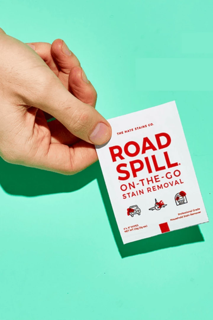 The Hate Stains Co. Road Spill On-The-Go Stain Wipes - 5 Pack BEAUTY 1 The Hate Stains Co. Road Spill On-The-Go Stain Wipes - 5 Pack BEAUTY