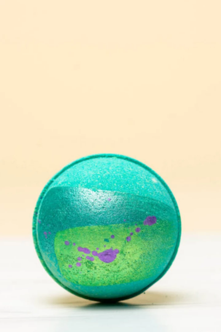Latika Hand Decorated Bath Bomb - Mermaid Dreams 1 Latika Hand Decorated Bath Bomb - Mermaid Dreams