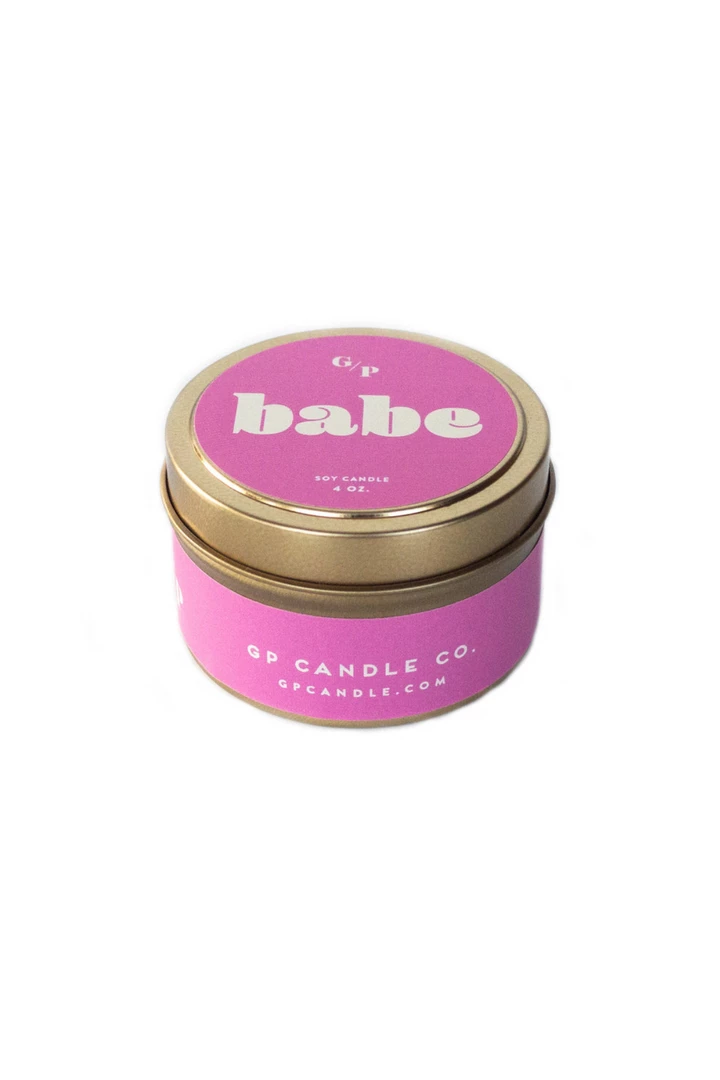 GP Candle Co. Babe Candle Tin 1 GP Candle Co. Babe Candle Tin