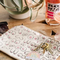Unblushing Boob Graphic Pouch