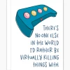 In A Nutshell Virtually Killing Things Greeting Card