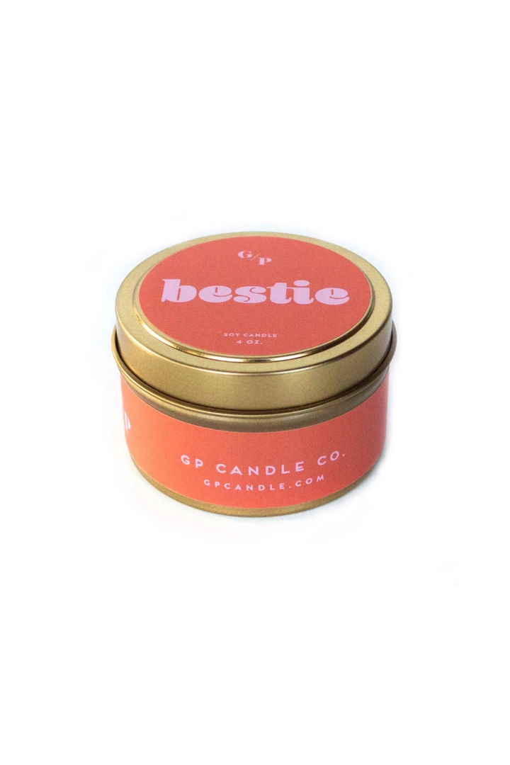 GP Candle Co. Bestie Candle Tin 1 GP Candle Co. Bestie Candle Tin