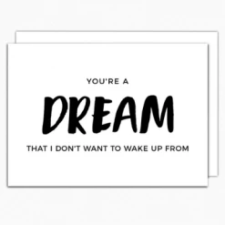 In A Nutshell You're A Dream Greeting Card