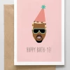 Spaghetti & Meatballs Happy Birth Ye Card GIFT