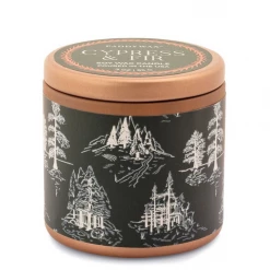 GIFT Paddywax Cypress + Fir Copper Tin Candle 3oz