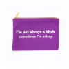 Numo NEW ARRIVALS BRIGHTSIDE Sometimes I'm Asleep Pouch - Purple