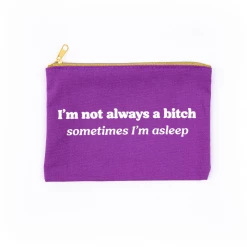 Numo NEW ARRIVALS BRIGHTSIDE Sometimes I'm Asleep Pouch - Purple