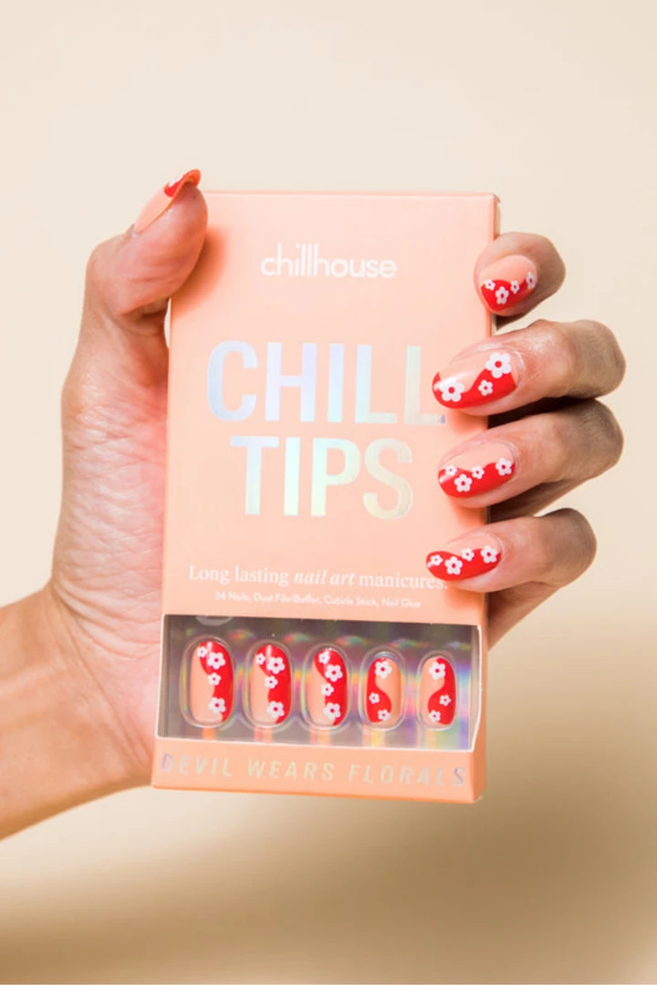TRENDING Chillhouse Chill Tips Manicure Kit - Devil Wears Florals 1 TRENDING Chillhouse Chill Tips Manicure Kit - Devil Wears Florals