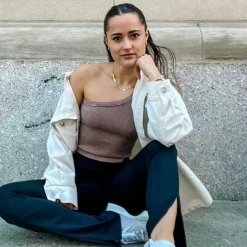 Nikibiki Together As One Shoulder Vintage Wash Tank