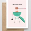 Spaghetti & Meatballs Grills Gone Wild Greeting Card