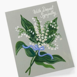 Rifle Paper Co. GIFT Lily Of The Valley Sympathy Card