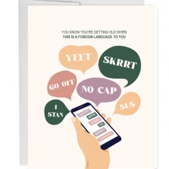 Parcel Island Old Conversation Birthday Greeting Card