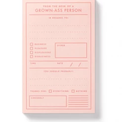 Chronicle Books GIFT Grown-ass Person Memo Pad