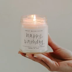 Sweet Water Decor Happy Birthday Soy Candle GIFT