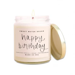 Sweet Water Decor Happy Birthday Soy Candle GIFT