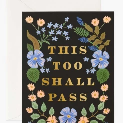 Rifle Paper Co. This Too Shall Pass Greeting Card
