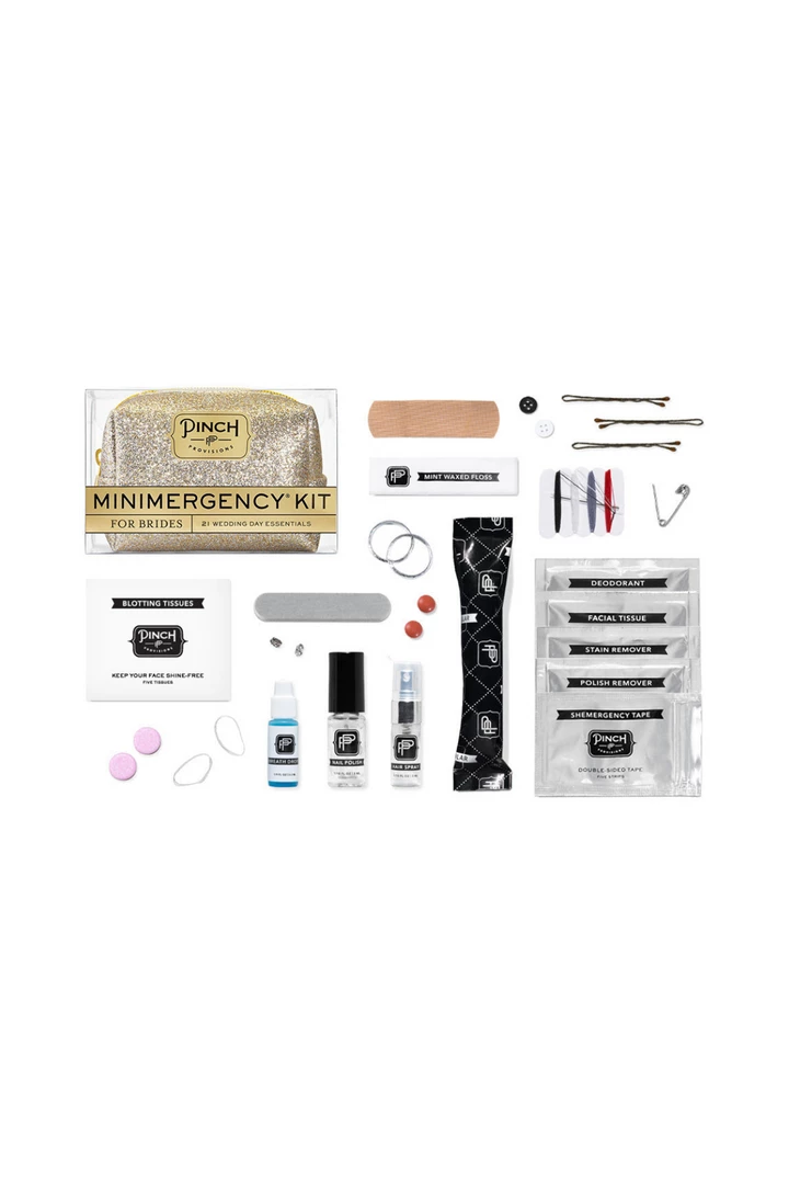 Pinch Provisions Minimergency Kit For Brides - Champagne Glitter Bomb WEDDING CAPSULE 2 Pinch Provisions Minimergency Kit For Brides - Champagne Glitter Bomb WEDDING CAPSULE