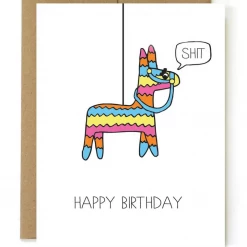 Unblushing Pinata Birthday Card GIFT