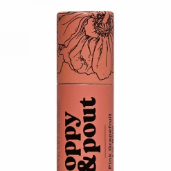 Poppy & Pout Pink Grapefruit Lip Balm BEAUTY