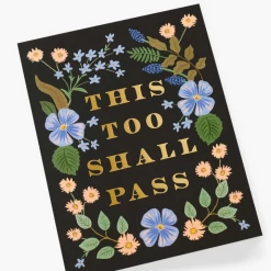 Rifle Paper Co. This Too Shall Pass Greeting Card