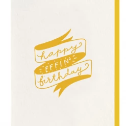 Dahlia Press Effin' Birthday Card GIFT