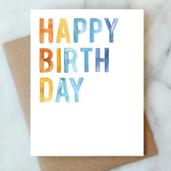 Abigail Jayne Design Bold Happy Birthday Card GIFT