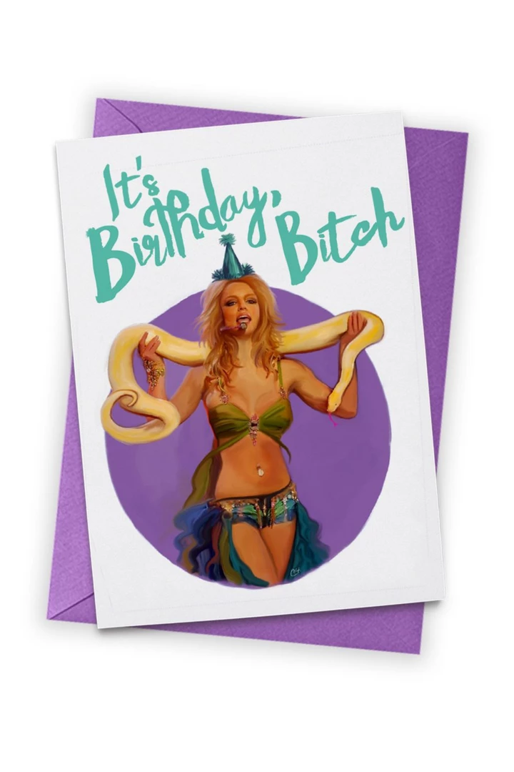 Hello Harlot Britney Bitch Card 1 Hello Harlot Britney Bitch Card