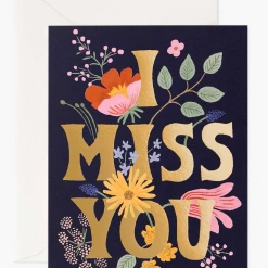 Rifle Paper Co. I Miss You Florals Card GIFT