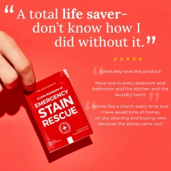 The Hate Stains Co. BEAUTY Emergency Stain Rescue Wipes - 5 Pack