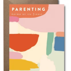 Black Lab Studio GIFT Parenting Karma Greeting Card