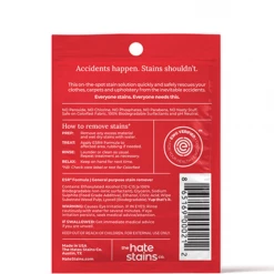 The Hate Stains Co. BEAUTY Emergency Stain Rescue Wipes - 5 Pack