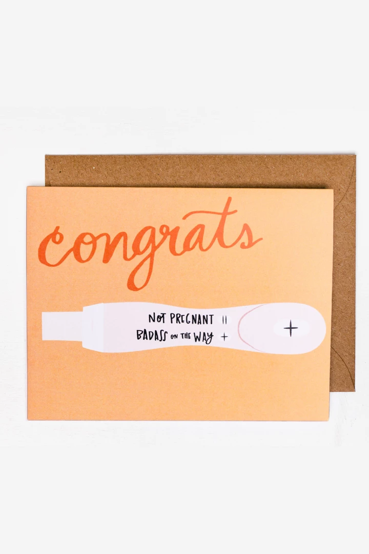 Black Lab Studio Badass On The Way Baby Greeting Card GIFT 1 Black Lab Studio Badass On The Way Baby Greeting Card GIFT