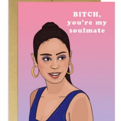 Party Mountain Paper Co. Euphoria Maddie Soulmate Greeting Card GIFT