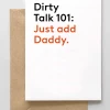 Spaghetti & Meatballs Dirty Talk 101 Card GIFT