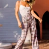 Bailey Rose Spring Fling Plaid Pants CLOTHING
