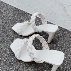 CCOCCI CLOTHING Monica Braided Heel