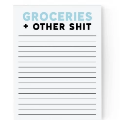 Pretty By Her Groceries + Other Shit Notepad GIFT
