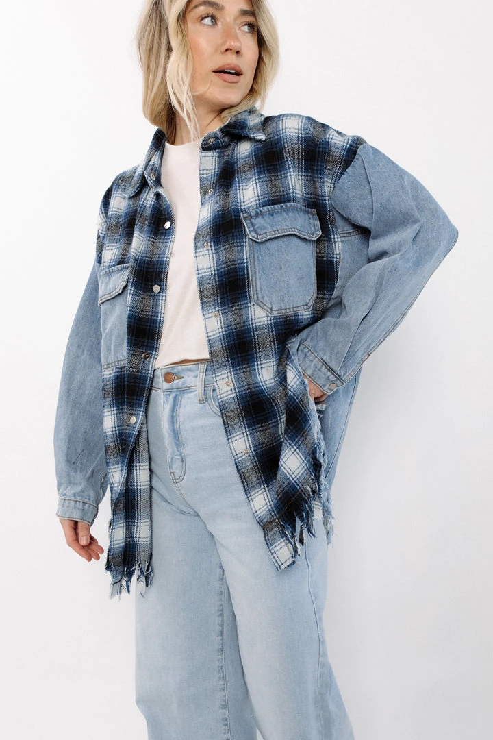 Dance & Marvel Rewind Plaid Contrast Jacket 1 Dance & Marvel Rewind Plaid Contrast Jacket