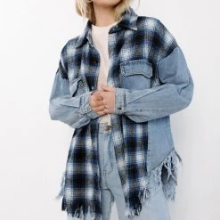 Dance & Marvel Rewind Plaid Contrast Jacket 10 Dance & Marvel Rewind Plaid Contrast Jacket