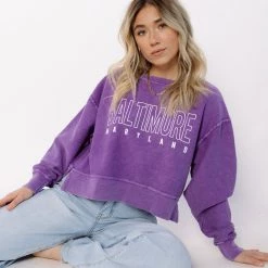 Chicka D BRIGHTSIDE The Label Baltimore MD Outline Cropped Crew