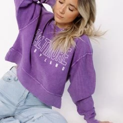 Chicka D BRIGHTSIDE The Label Baltimore MD Outline Cropped Crew