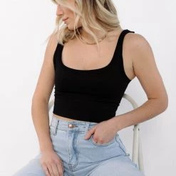 Nikibiki CLOTHING Time To Trim Ribbed Crop Top