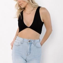 Nikibiki Move Together Twist Front Bra Top CLOTHING