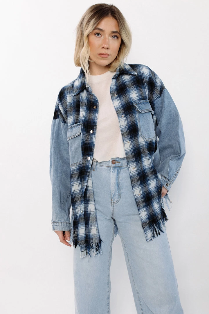 Dance & Marvel Rewind Plaid Contrast Jacket 2 Dance & Marvel Rewind Plaid Contrast Jacket