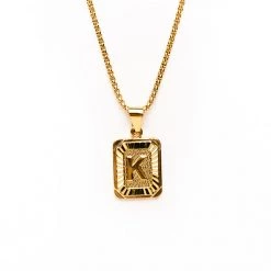 Beautysis Catalina Initial Pendant Necklace TRENDING