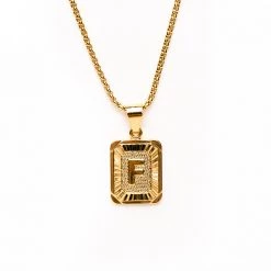 Beautysis Catalina Initial Pendant Necklace TRENDING