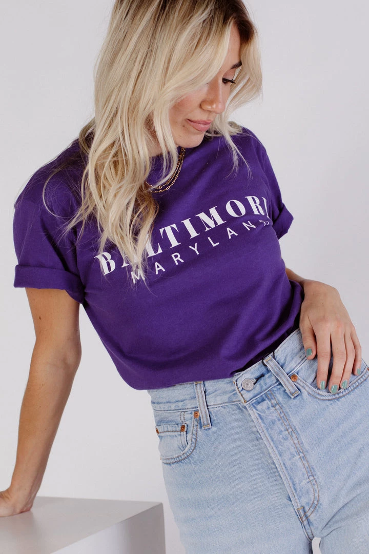BRIGHTSIDE The Label Baltimore Maryland Tee CLOTHING 4 BRIGHTSIDE The Label Baltimore Maryland Tee CLOTHING