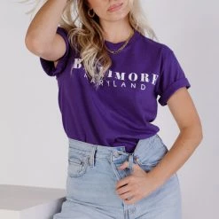 BRIGHTSIDE The Label Baltimore Maryland Tee CLOTHING 12 BRIGHTSIDE The Label Baltimore Maryland Tee CLOTHING